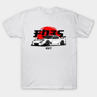 White RX 7 JDM T-Shirt